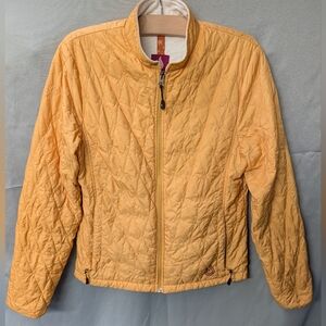 Women's Star Quilted Jacket - Sunflower Yellow